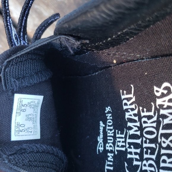 Vans x Disney Night Before Christmas Classic Slip-On Shoes Jack Skellington sz 5 - Picture 14 of 16